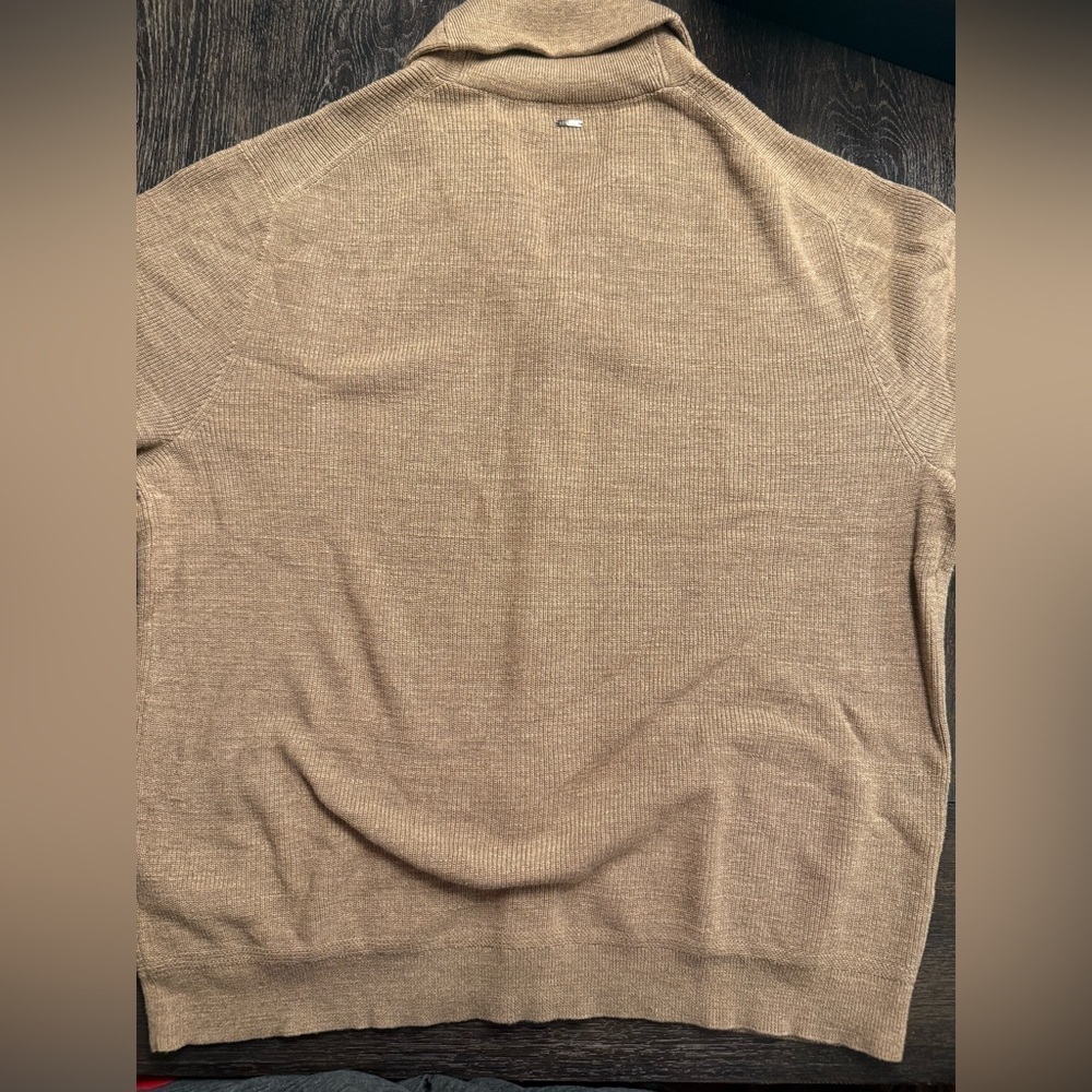 Polo by Ralph Lauren Men's Beige Cardigan Sweater - Picture 3 of 7